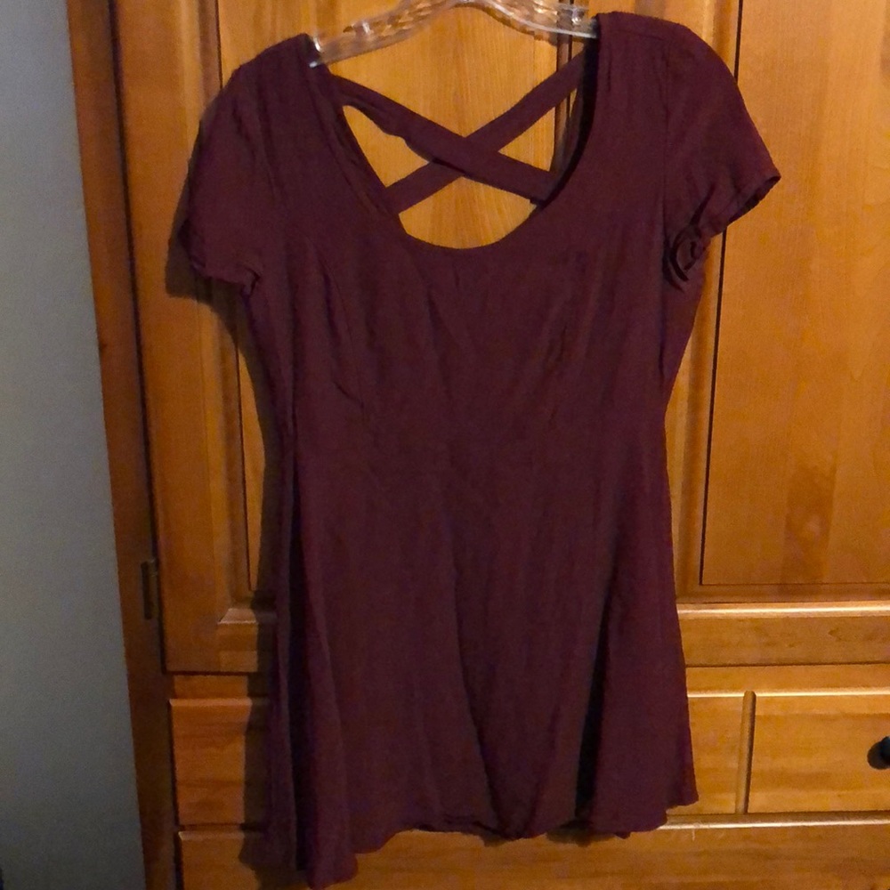 Cross cross feature dress/tunic